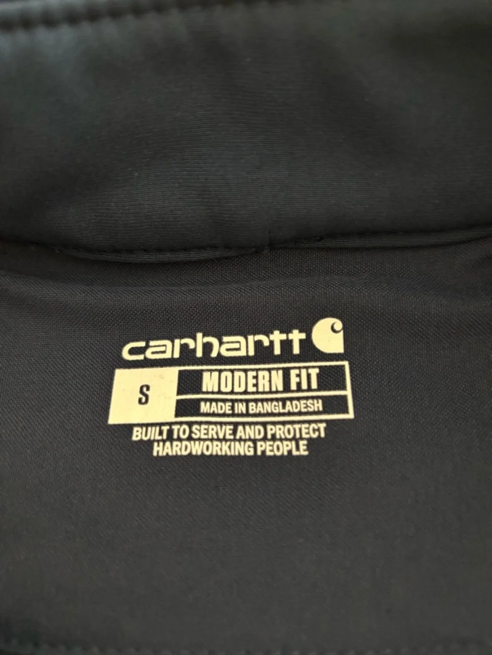 Carhartt Women's Dark Navy Zip-Front Utility Jacket - Picture 4 of 4